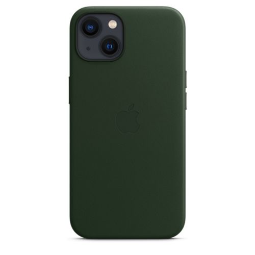 Apple iPhone 13 Leather Case with MagSafe - Sequoia Green