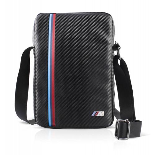 BMW Tas Carbon Effect voor Laptop/Tablet (9'' - 10'') - Tricolor 