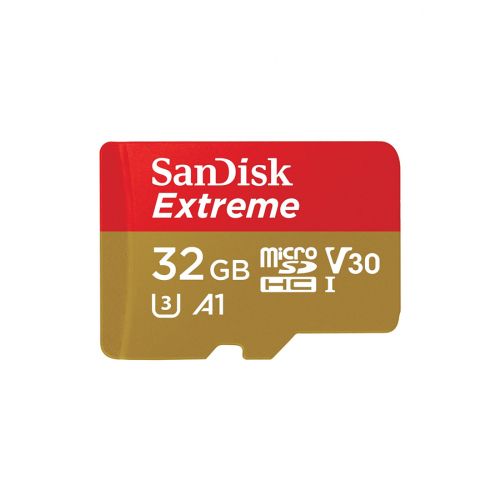  Sandisk Extreme MicroSHDC 32GB With Adapter 4K (100Mb/s Speed)