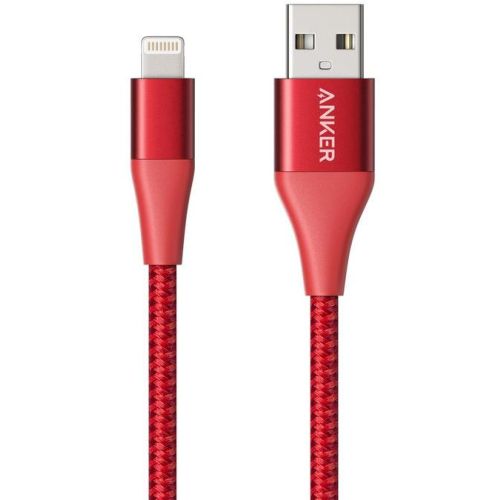 Anker Powerline + II With Lightning Connector (0.9m/3ft) - Red
