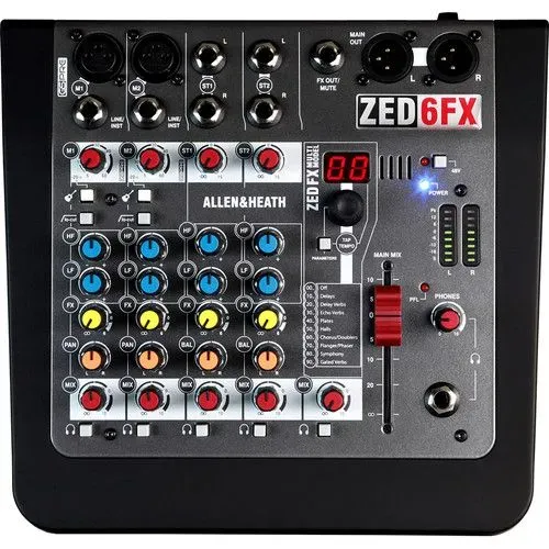 ALLEN & HEATH ZED6FX 6 CHANNEL LIVE MIXER WITH FX