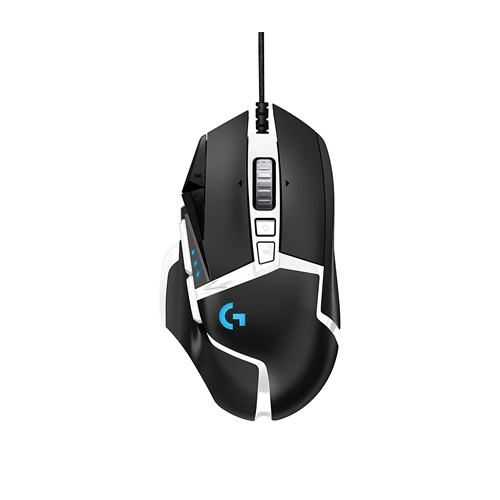  LOGITECH HERO G502 SE WIRED GAMING MOUSE- BLACK AND WHITE