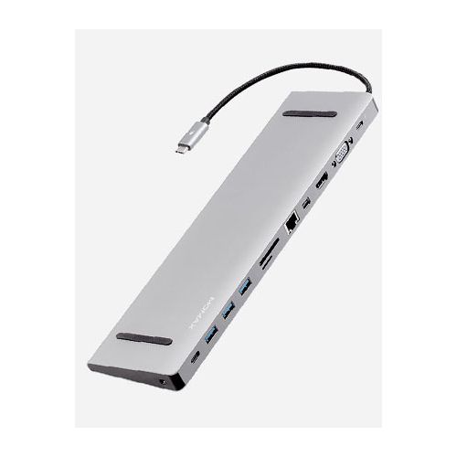MOMAX ONELINK 12IN1 TYPE-C HUB (100W 4K) - GREY