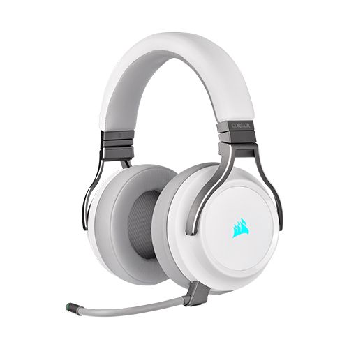 CORSAIR VIRTUOSO RGB WIRELESS GAMING HEADSET - WHITE