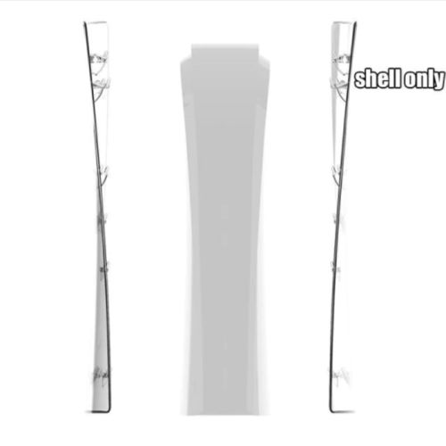 Ps5 (Digital) Game Console Replacement Shell Host Protection- Transparent Clear 