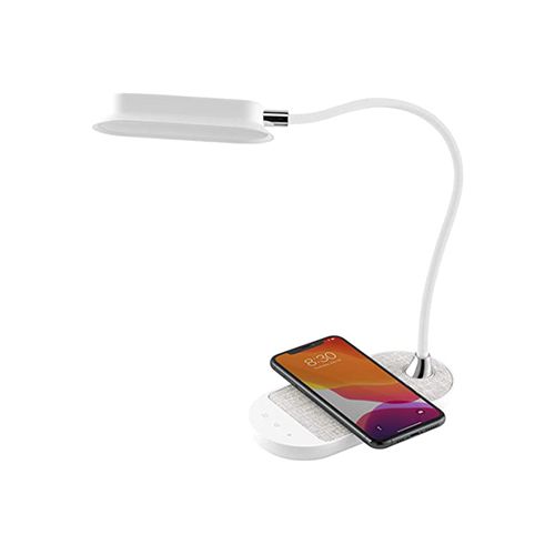 MOMAX Q.LED FLEX MINI LAMP WITH WIRELESS CHARGING(10W) - WHITE