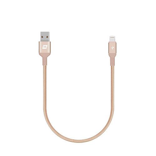  MOMAX ELITE LINK LIGHTING TO USB CABLE 0.3M-GOLD