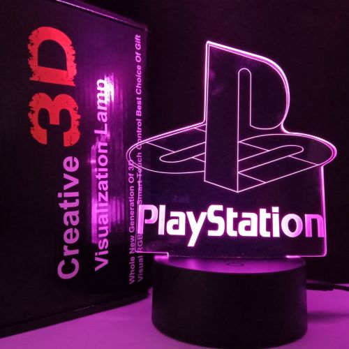 Creative 3D Visualization Lamp -  Playstation