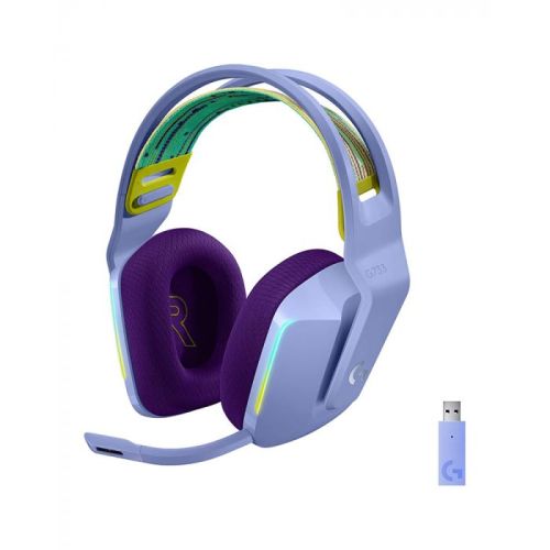Logitech G733 Lightspeed RGB Wireless Gaming Headset - LILAC 
