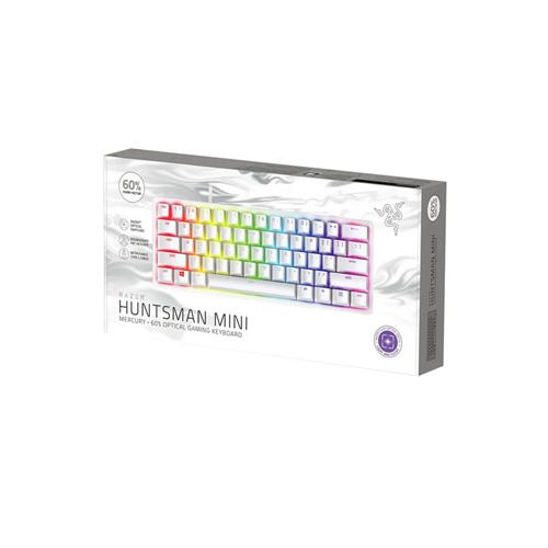Razer Huntsman Mini 60% Optical  Gaming Keyboard - Mercury White
