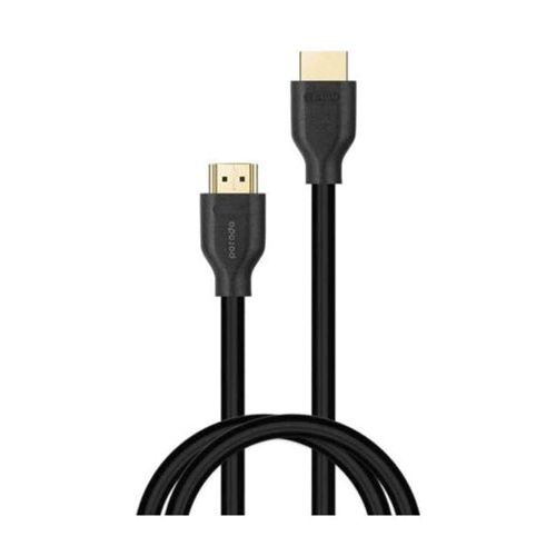 Porodo 8K HDMI to HDMI Cable V2.1Gold Plated Connectors (3m/10ft) - Black 