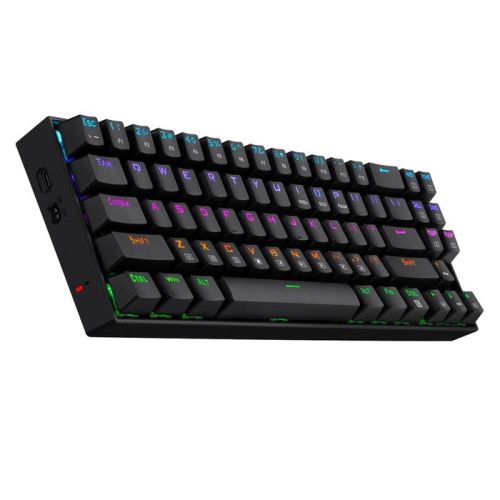 Redragon DEIMOS K599 KRS RGB Wireless Wired Mechanical Gaming Keyboard Black - Dust-proof Red 