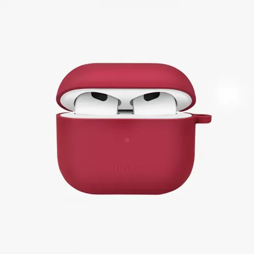 Uniq Nexo Active Hybrid Silicone Airpods 3rd Gen Case With Sports Ear Hooks Coral (Coral) -nexopnk
