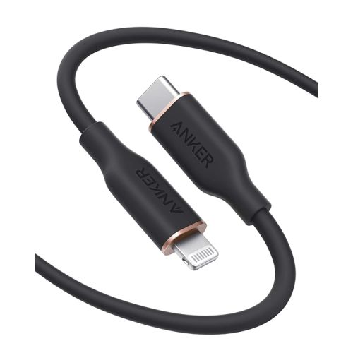  Anker Powerline III Flow USB-C To Lightning (0.9/3ft) - Black