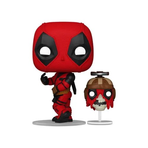 Funko Pop: Marvel- Deadpool & Wolverine Deadpool W/ Headpool