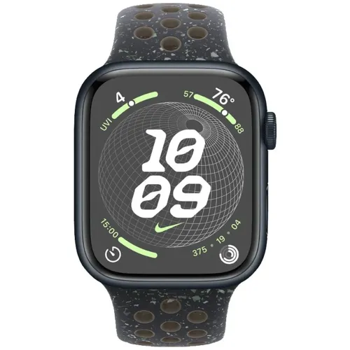 Apple Watch Series 9 45mm Midnight Aluminum Case With Midnight Sky Nike Sport Band, (Gps)