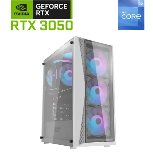Darkflash Dk352 Intel Core I5-12th Gen Rtx 3050 Gaming Pc