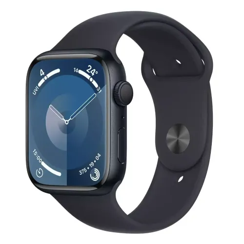 Apple Watch Series 9 Gps 45mm Midnight Aluminium Case With Midnight Sport Band - S/m