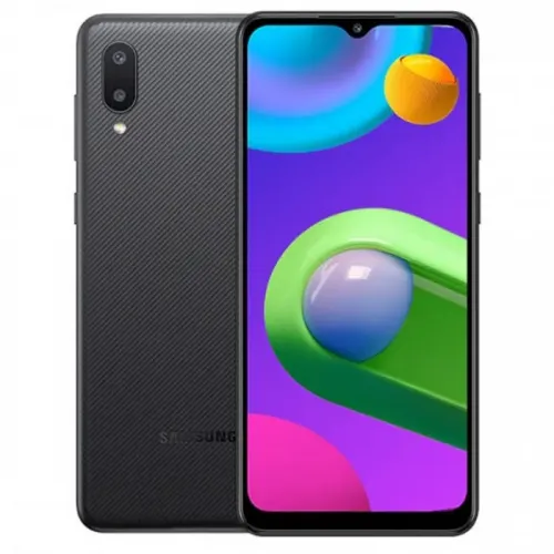 Samsung Galaxy M02 Dual SIM (3GB RAM + 32GB Memory) - Black