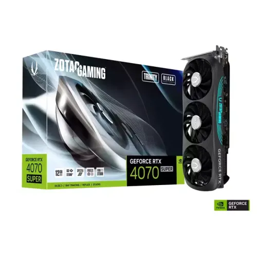 Zotac Gaming Geforce Rtx 4070 Super Trinity Black Edition 12gb Gddr6x