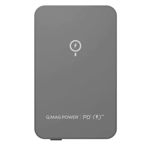Momax Q.Mag Power7 Magnetic Wireless Battery Pack 10000mAh- Space Grey