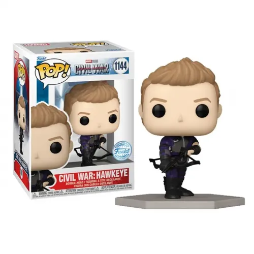  Funko Pop! Marvel: Civil War Build-a-Scene - Hawkeye (Exc)