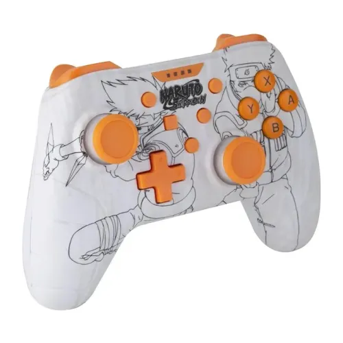 KONIX Naruto Shippuden - KAKASHI White Wired controller For Nintendo Switch And Pc