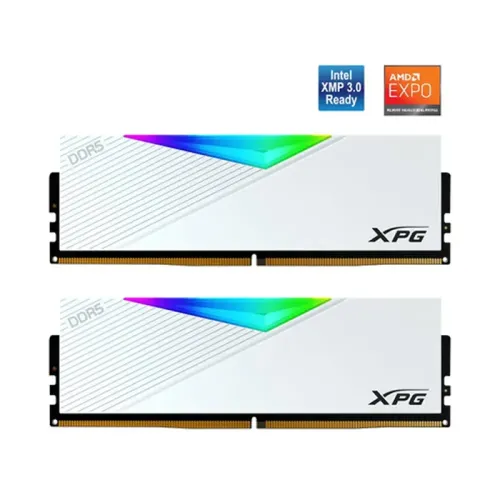 XPG Lancer RGB (16X2) 32GB DDR5-6400 Memory - White 