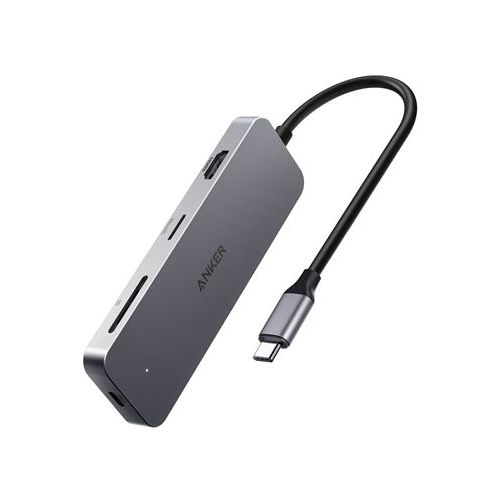  Anker Premium  7in1 USB-C Hub With Ethernet Hub - Grey