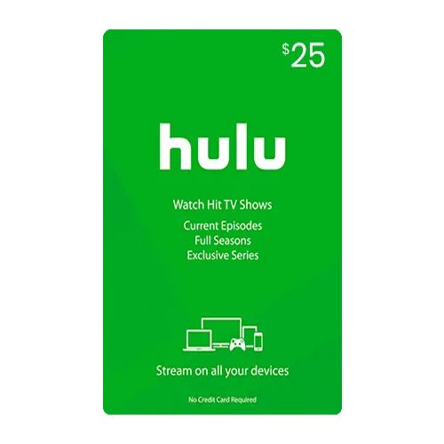 Hulu Gift Card $25-USA