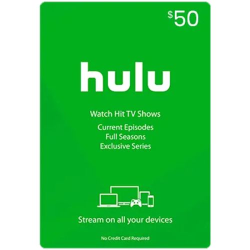 Hulu Gift Card $50-USA