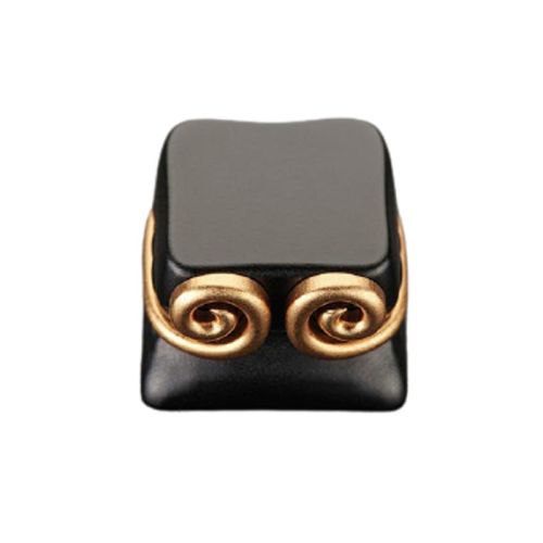 ZomoPlus Customized WUKONG Cherry MX Switches And Clones, Game And Movie Theme Metal Keycap With CNC Engraving (1u Size) For Mechanical Gaming Keyboard - Black