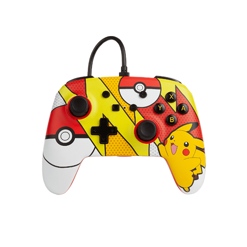 Enhanced Wired Controller For Nintendo Switch – Pikachu Pop Art
