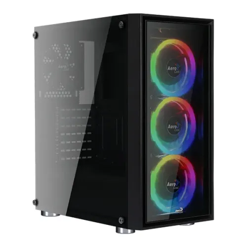 Aerocool Quartz REVO ARGB Mid Tower Case – Black