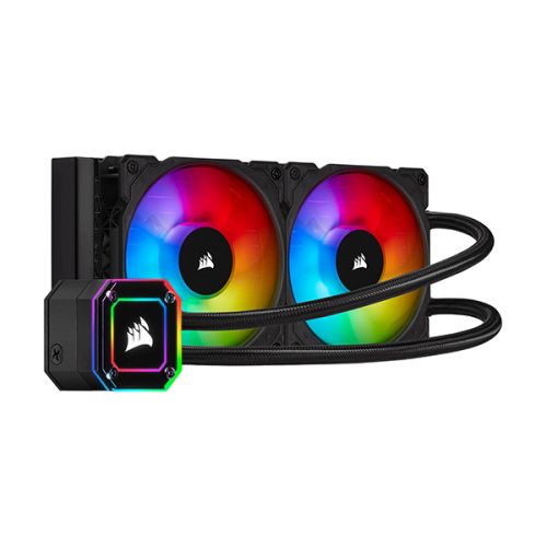 Corsair iCUE H100i ELITE CAPELLIX 240MM CPU Liquid Cooler  - Black
