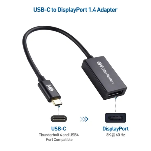 Cable Matters Usb-c To Displayport Adapter - 8k Ready