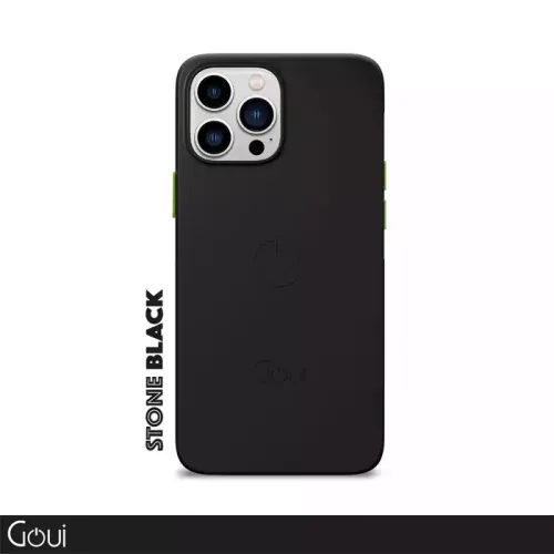 Goui Magnetic Cover With Magnetic Bar For Iphone 15 Pro Max 6.7-inch (Stone Black)