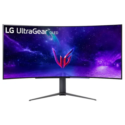 LG 45-inch UltraGear OLED Curved Gaming Monitor WQHD with 240Hz Refresh Rate 0.03ms Response Time