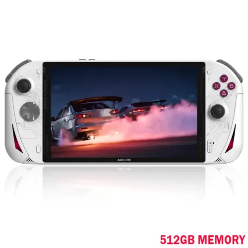 AOKZOE A1 Windows 11 Portable Pc Gaming Console ( 16 GB RAM , 512GB Memory ) - Lunar White 