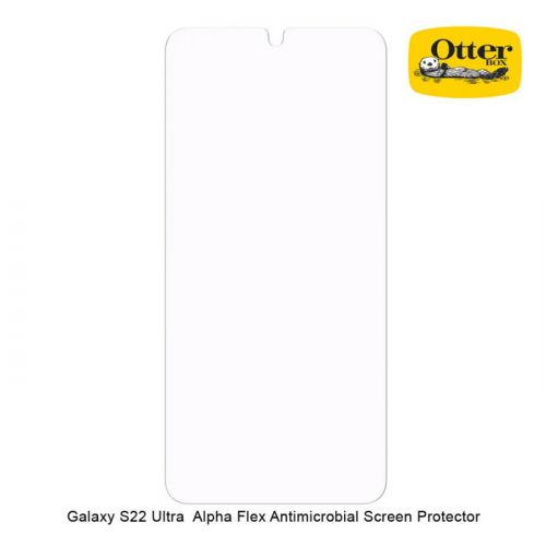 Otterbox Alpha Flex Screen Protector Antimicrobial for Samsung Galaxy S22 Ultra - Clear