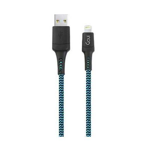 GOUI 8PIN+ IPHONE TOUGH 1.5M-LIGHT BLUE