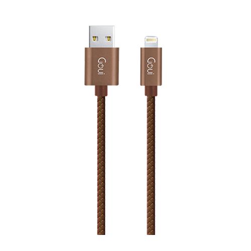 GOUI 8PIN FASHION EDITION CABLE FOR IPHONE 100CM - BROWN