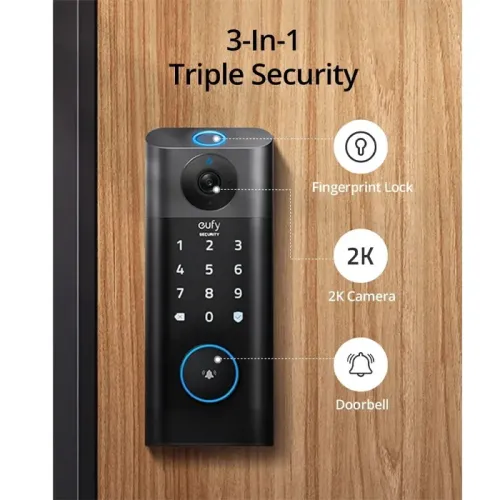 Eufy Security S330 Video Smart Lock 3-in-1 