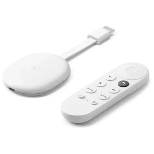 Google Chromecast with Google TV (HD) (Snow)
