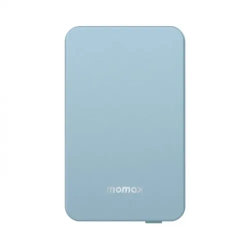 Momax Q.Mag Power 6 Magnetic Wireless Battery Pack 5000mAh - Blue 