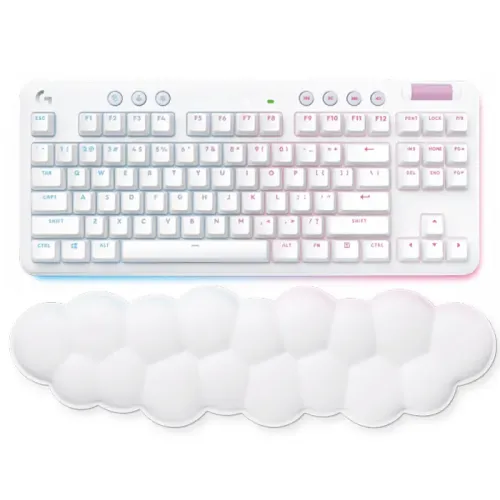 Logitech G715 Wireless  Mechanical Gaming Keyboard- GX Brown Tactile - US, white 
