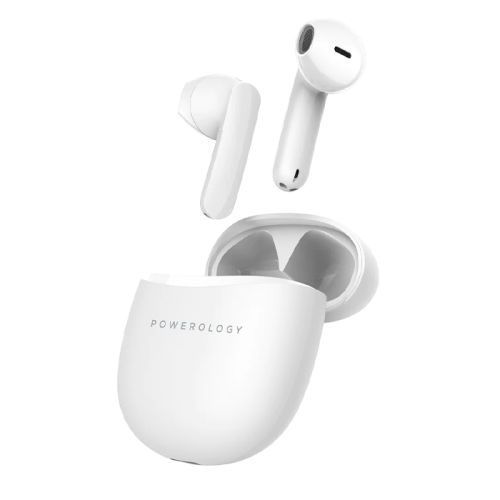 Powerology Bluetooth Stereo Buds Plus - White