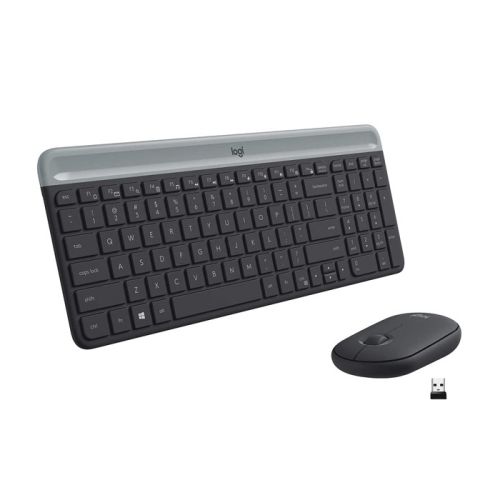 Logitech MK470 Slim Wireless Keyboard-AR and Mouse Combo