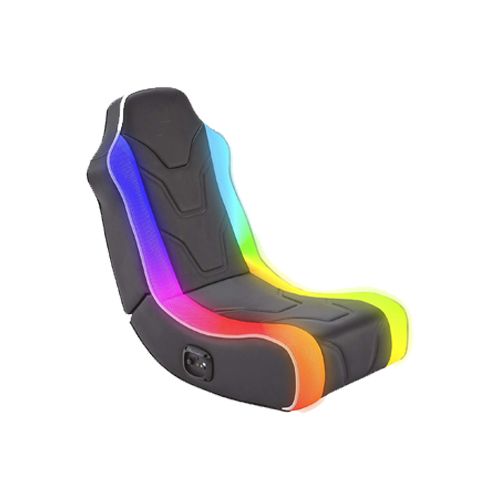 X-Rocker Chimera RGB LED Rocker Gaming Chair with Speakers, 