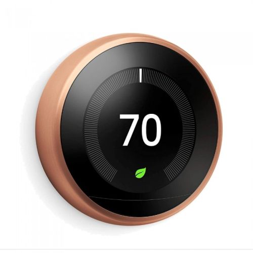 Google Nest Learning Thermostat 3rd Generation - Copper
